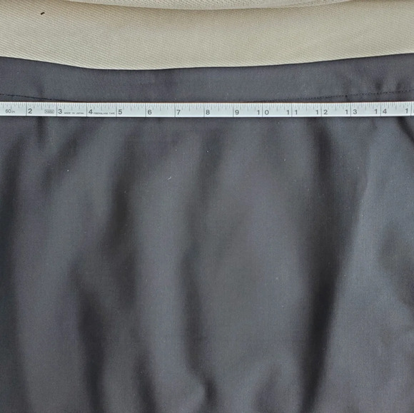 J.Crew Black Classic B-Stretch Wool Pencil Skirt 6 Petite - Picture 8 of 8